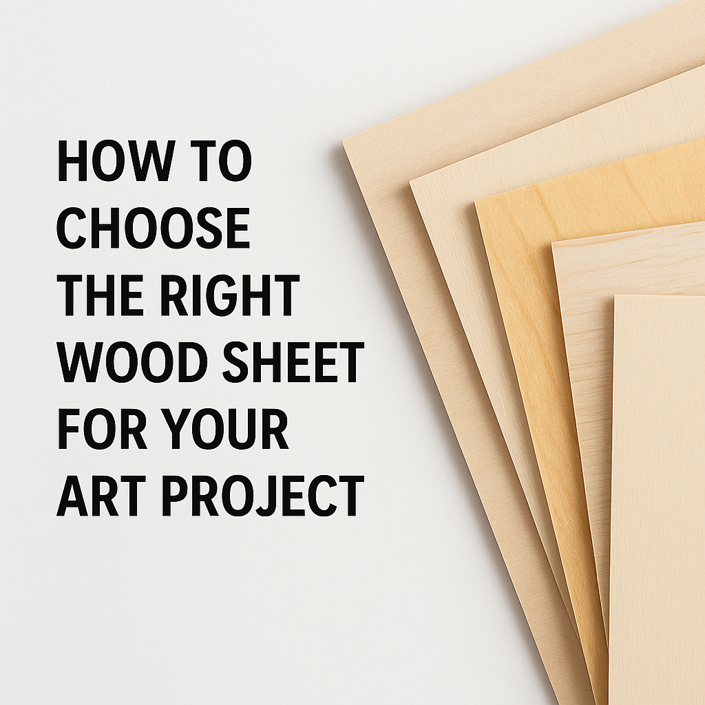 How to Choose the Right Wood Sheet for Your Art Project