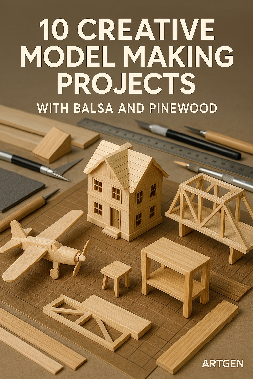 10 Creative Model Making Projects with Balsa and Pinewood